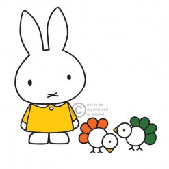 Dick Bruna Miffy with two birds