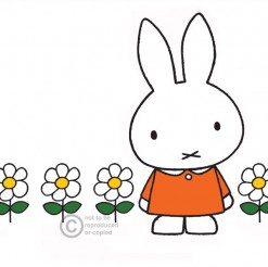 Dick Bruna Miffy in the daisies
