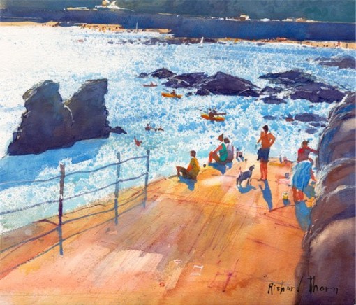 Richard thorn Late Players on the Slipway 430×370-LE195_P136