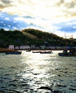 Arte - John Skinner Dusk Over Shaldon